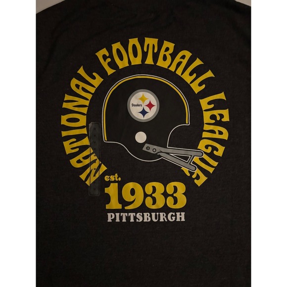 NWT Nike Pittsburgh Steelers NFL Team Apparel Dri-FIT T Shirt Charcoal Grey SZ M - Picture 6 of 6